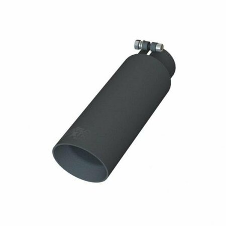 ALEGRIA TB103040 3 ft. In 4 ft. Out 13 ft. L Exhaust Tail Pipe Tip, Black AL3591172